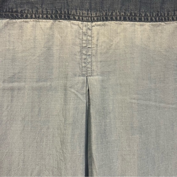 Cloth & Stone Anthropologie two toned Chambray Shirt Dress NO TIE size small - Picture 14 of 15
